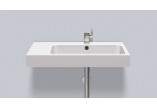 Wall-hung washbasin Alape Stream SR-Series, rectangular, 800x472mm, z overflow, battery hole, blat on the right, WT.SR800H.L, white