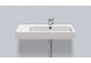 Wall-hung washbasin Alape Stream SR-Series, rectangular, 800x472mm, z overflow, battery hole, blat on the right, WT.SR800H.L, white