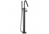 Freestanding bath mixer Giulini Giovanni Futuro, with shower set, black mat