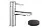 Washbasin faucet Giulini Giovanni Futuro, standing, height 170mm, without pop, black mat