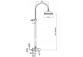 Shower column Giulini Giovanni Praga, mixer, overhead shower round 200mm, handshower with hose, chrome