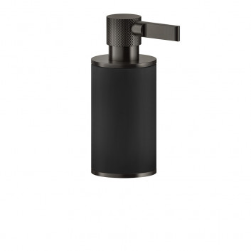 Liquid soap dispenser Gessi Inciso, wall mounted, white, finish chrome