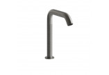 Electronic washbasin faucet Gessi Trame, standing, height 292mm, brushed steel