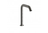 Electronic washbasin faucet Gessi Intreccio, standing, height 292mm, brushed steel