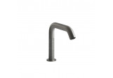 Electronic washbasin faucet Gessi Meccanica, standing, height 210mm, brushed steel