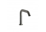 Electronic washbasin faucet Gessi Intreccio, standing, height 210mm, brushed steel
