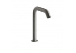 Electronic washbasin faucet Gessi Cesello, standing, height 210mm, brushed steel
