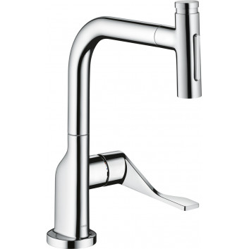 Kitchen faucet Axor Citterio Select 230 2jet, pull-out spray, chrome