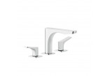 Washbasin faucet Gessi Rilievo, standing, 3-hole, without pop, chrome