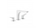 Washbasin faucet Gessi Rilievo, standing, 3-hole, korek automatyczny, chrome