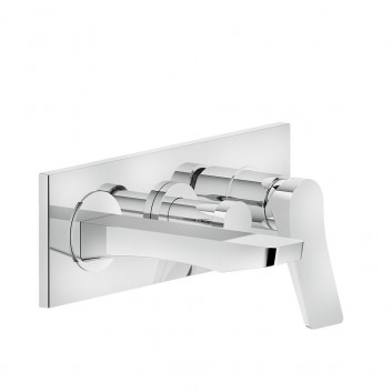 Bath tap Gessi Rilievo, wall mounted, spout 175mm, component wall mounted, chrome