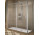 Door shower Novellini Lines 2.0 2PH, 150cm, sliding ze stałym polem, left, glass transparent, silver profile