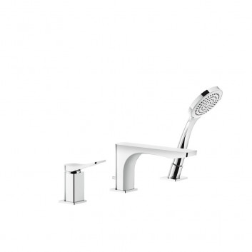 Bath tap Gessi Rilievo, wall mounted, 2 wyjścia wody, switch automatyczny, chrome