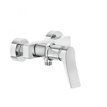 Bath tap Gessi Rilievo, wall mounted, 2 wyjścia wody, switch automatyczny, chrome