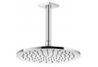 Overhead shower Gessi Rilievo, round, 250mm, ceiling mount, chrome