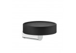 Soap dish hanging Gessi 316, black, finish brushed steel