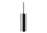 Brush WC Gessi 316, wall mounted, black container, finish brushed steel