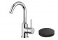 Washbasin faucet Giulini Giovanni Futuro, standing, height 280mm, korek klik-klak, black mat