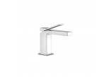 Washbasin faucet Gessi Rettangolo K, standing, height 154mm, without pop, chrome