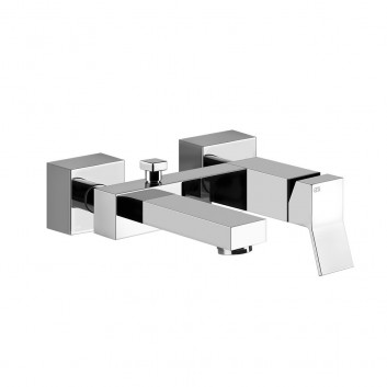 Washbasin faucet Gessi Rettangolo K, wall mounted, spout 257mm, component wall mounted, chrome