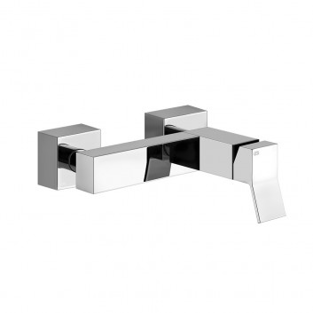 Bath tap Gessi Rettangolo K, wall mounted, 2 wyjścia wody, component wall mounted, chrome