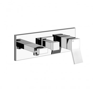 Bath tap Gessi Rettangolo K, concealed, 2 wyjścia wody, switch wciskany, chrome