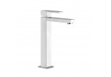 Washbasin faucet Gessi Rettengolo, standing, height 296mm, without pop, chrome