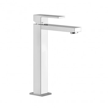Washbasin faucet Gessi Rettengolo, standing, height 296mm, without pop, chrome