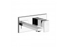 Washbasin faucet Gessi Rettangolo, wall mounted, spout 147mm, component wall mounted, chrome