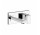 Washbasin faucet Gessi Rettangolo, wall mounted, spout 147mm, component wall mounted, chrome