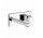 Washbasin faucet Gessi Rettangolo, wall mounted, spout 207mm, component wall mounted, chrome