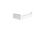 Paper holder Gessi Rettangolo, wall mounted, with cover, finish chrome