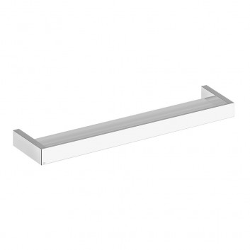 Basket Gessi Rettangolo, rectangular, wall mounted, 60x12cm, chrome