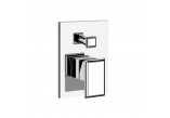 Mixer shower Gessi Eleganza, concealed, single lever, component wall mounted, chrome