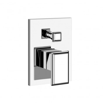 Mixer shower Gessi Eleganza, concealed, single lever, component wall mounted, chrome