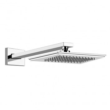 Overhead shower wall mounted Gessi Eleganza, 550x200mm, rectangular, chrome