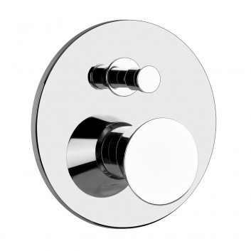 Mixer shower Gessi Cona, concealed, single lever, component wall mounted, chrome