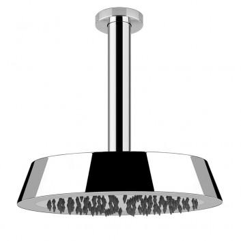 Overhead shower Gessi Cono, 240mm, round, arm wall mounted, chrome