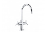 Washbasin faucet Kludi Nova Fonte Classic, standing, uchwyty krzyżowe, chrome