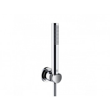 Set bath-shower Kludi Nova Fonte Puristic, handshower with hose i uchwytem, chrome