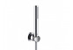 Set bath-shower Kludi Nova Fonte Puristic, handshower with hose i uchwytem, chrome