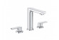 3-hole washbasin faucet Kludi Nova Fonte Deco, standing, uchwyty gwieździste, chrome