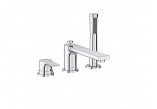 3-hole washbasin faucet Kludi Zenta SL, standing, uchwyty proste, chrome