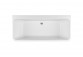 Bathtub freestanding wallmounted Excellent Lila 2.0, 170x75cm, acrylic, z overflow, white