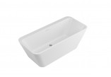 Bathtub freestanding wallmounted Excellent Lila 2.0, 150x72cm, acrylic, z overflow, white