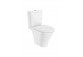 Bowl wall-hung WC Roca Gap Rimless Round, 54x35,5cm, bez kołnierza, with soft-close WC seat slim duroplast, white