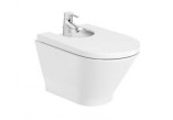 Close-coupled wc WC Roca Gap Rimless Round, 65,5x37cm, wallmounted, bez kołnierza, drain double, white