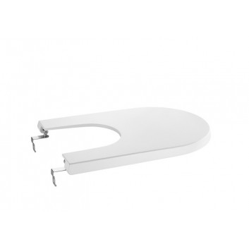 Cover bidet Roca Gap, Supralit, with soft closing, white