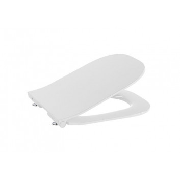 Seat WC Roca Gap Square UltraSlim, with soft closing, duroplast, white