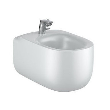 Wall-hung wc Roca Beyond, bezrantowa, 58x40cm, Maxi Clean, white